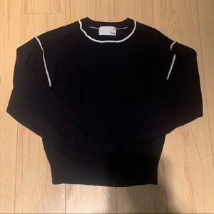Aritzia Sweaters - Wilfred free navy blue/white sweater Aritzia Sweaters - Wilfred free navy blue/white sweater
